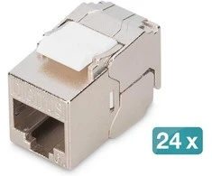 DIGITUS Keystone Cat6A geschirmt 24 Stk. werkzeugfr