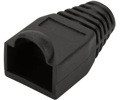 DIGITUS Knickschutztüllen für RJ45 Stecker, 8P8C schwwarz