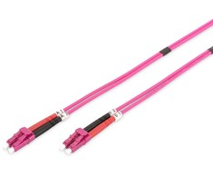 DIGITUS LWL Patchkabel LC -> LC 5.00m Multimode Duplex OM4