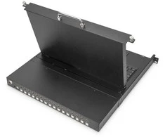 DIGITUS Modulare Konsole 17"HD LCD,16-port HDMI KVM Deutsch