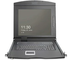 DIGITUS Modulare Konsole 19"HD LCD,1-port VGA KVM UK