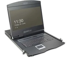 DIGITUS Modulare Konsole 19"TFT,8-Port KVM&amp;Touchpad,US-Ameri