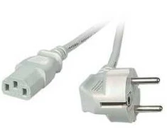 Assmann Electronic ASSMANN maitinimo laidas CEE 7/7 Typ-F 90° kampu - C13 M/F 2,5m H05VV-F3G1.0qmm bl
