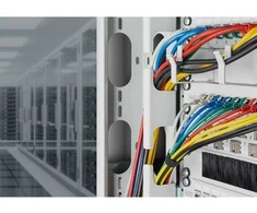 Digitus CAT 6A F-FTP Slim Komutacinis kabelis, 0.3 m | DK-1632-A-003S-R | Raudona