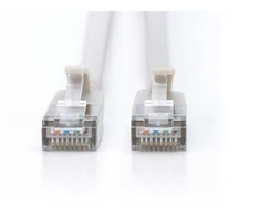 Digitus CAT 6A klasa Ea, F/FTP, skrętka patch, Cu, LSZH, AWG 32/7, ilgis: 1 m, pilka