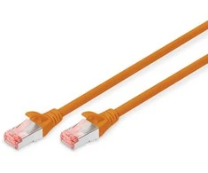 Oranžinis DIGITUS SFTP LAN cable, patch 6 cat, 0.5m, oranžinis, 2xRJ45, DK-1644-005/OR