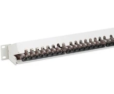 DIGITUS Patchpanel 1HE 24-Port Cat6a geschirmt lichtgrau