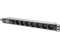 DIGITUS PDU 1U 7xCEE7/5 FR-Ausgnge 230V/16A juodas
