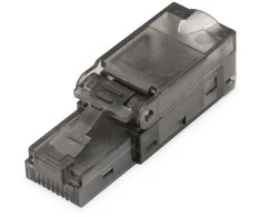 „Digitus CAT 6A“ jungtis, skirta montuoti vietoje, neekranuota AWG 27/7–22/1, vientisa ir suvyta viela, RJ45 | Skaitmenas | DN-93633 | Adapteriai