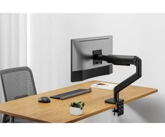 Laikiklis Digitus Desk Mount | Height, tilt, rotation, depth, pivot | Single Monitorius Mount | 49 " | Maximum weight (capacity) 20 kg | Juodas