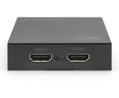 DIGITUS Splitter HDMI 1x2 4K bis zu 2Monitore juodas