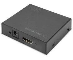 DIGITUS Splitter HDMI 1x2 4K bis zu 2Monitore juodas