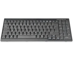 Digitus Tastatur fr TFT-Konsolen juodas, Kabelis,trkisch