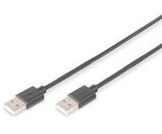 USB kabelis Digitus USB-A - USB-A 5 m Juodas (AK-30011- 050- S)