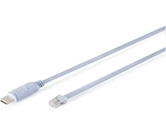 Digitus Kabelis adapter do konsoli usb-a 2.0 męski do rj45 | chipset ftdi (ft232rnl) | Šviesiai mėlynas | 1.8m