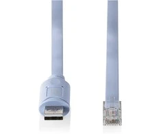 Digitus Kabelis adapter do konsoli usb-a 2.0 męski do rj45 | chipset ftdi (ft232rnl) | Šviesiai mėlynas | 1.8m