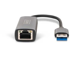 Digitus USB 3.0 > RJ45 (ST-BU) Adapteris Juodas