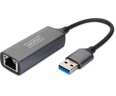 Digitus USB 3.0 > RJ45 (ST-BU) Adapteris Juodas