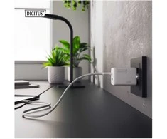 Digitus USB GaN Charger 45W, 1x USB-C, 1x USB-A | DA-10302
