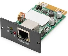 Skaitmenas | SNMP ir WEB kortelė, skirta DIGITUS OnLine UPS stovo montavimo įrenginiams | DN-170100-1