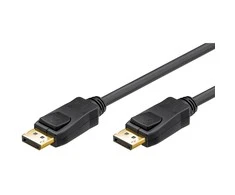 Conecto DisplayPort kabelis 20 polių -> 20 polių St/St 3,00 m su Riegel urmu