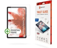 Displex Planšetinio kompiuterio stiklas (9H), skirtas „Samsung Galaxy Tab S6 Lite“, ekologiškas tvirtinimo rėmelis, nedūžtantis, itin plonas, nematomas, 26,4 cm (10,4 colio), 9H, grūdintas stiklas, 145 g, 1 vnt.