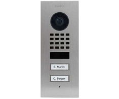 DoorBird DoorBird D1102V IP Vid. Türst. V4A Edels. 2Ruftasten Unterputz