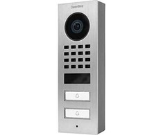 DoorBird DoorBird D1102V IP Vid. Durys. V4A kilnus. 2 paviršiuje montuojami skambinimo mygtukai