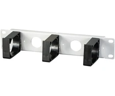 EFB Elektronik 10" 1HE Kabelführungspanel, RAL7035