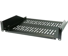 Efb Elektronik EFB 19" 2HE Fachboden, Tiefe 400 mm, Traglast 22 kg, RAL9005