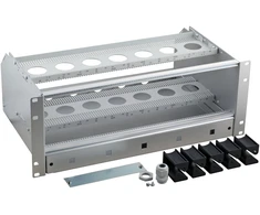 Efb Elektronik EFB 19" Baugruppentrger 3HE/84TE plus 1HE Kabelberlngenfach
