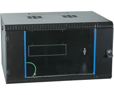 Efb Elektronik EFB 19" Wandgehäuse 6HE, fest, 1-teilig, RAL9005, Tiefe 450 mm