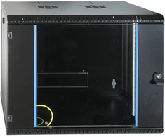 Efb Elektronik EFB 19" Wandgehäuse 9HE, fest, 1-teilig, RAL9005, Tiefe 600 mm