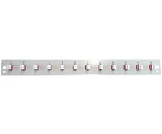 Efb Elektronik EFB Bestckte Frontblende mit 12 x LC Duplex Kupplung OM4, juodas