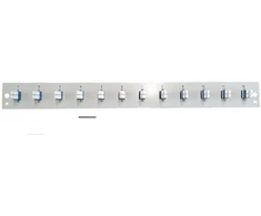 Efb Elektronik EFB Bestckte Frontblende mit 12 x LC Duplex Kupplung OS2, juodas