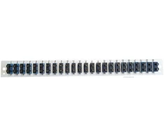 Efb Elektronik EFB Bestckte Frontblende mit 24 x SC Duplex Kupplung OS2 vertikal, juodas