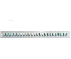 Efb Elektronik EFB Bestckte Frontblende mit 24 x LC Duplex Kupplung OM3, grau