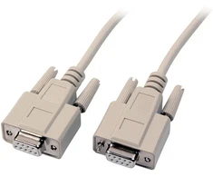 Efb Elektronik EFB Datenkabel seriell 1:1, 2x DSub 9, Bu.-Bu., 5,0m, beige