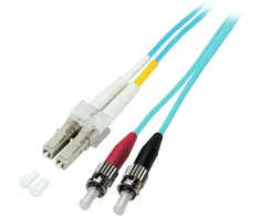 Efb Elektronik EFB Duplex Patchkabel LC-ST OM3 7,5m LSZH 2mm aqua