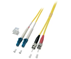 Efb Elektronik EFB Duplex Patchkabel LC-ST OS2 G652D 7,5m LSZH 2mm gelb