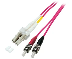 Efb Elektronik EFB Duplex Patchkabel LC-ST OM4 1m LSZH 2mm erikaviolett