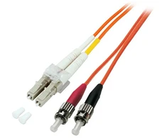 Efb Elektronik EFB Duplex Patchkabel LC-ST OM1 1m LSZH 2mm oranžinis