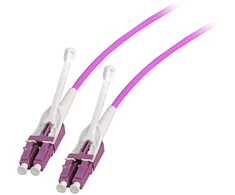 Efb Elektronik EFB Duplex Patchkabel Push/Pull LC-LC OM4 2m LSZH 3mm erikaviolett