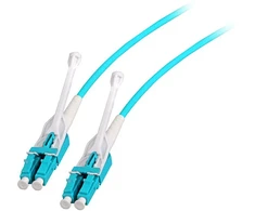 Efb Elektronik EFB Duplex Patchkabel Push/Pull LC-LC OM3 2m LSZH 3mm aqua