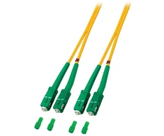 Efb Elektronik EFB Duplex Patchkabel SC/APC-SC/APC OS2 G652D 2m LSZH 3mm gelb