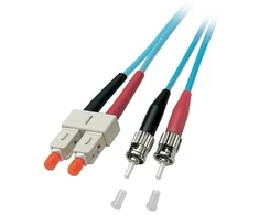 Efb Elektronik EFB Duplex Patchkabel SC-ST OM3 2m LSZH 3mm aqua