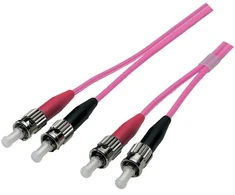 Efb Elektronik EFB Duplex Patchkabel ST-ST OM4 3m LSZH 3mm erikaviolett