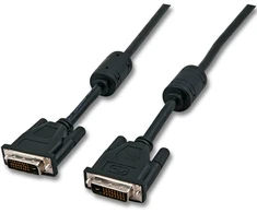 Efb Elektronik EFB DVI-D Dual Link,2x DVI-D 24+1,St.-St.,AWG 28.5m,sw
