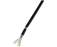 Efb Elektronik EFB EFB Cat.7 Flexkabel S/FTP Pur/Gummi RAL9005 100m juodas