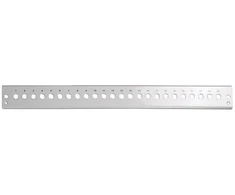 Efb Elektronik EFB Frontblende 12 x ST/FC (D-hole), grau